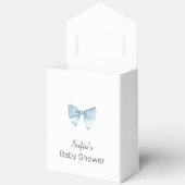 Blue Hot Air BallonBoy Baby shower Bedankdoosjes (Open)