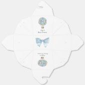 Blue Hot Air BallonBoy Baby shower Bedankdoosjes (Ongevouwen)