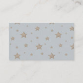 Blue Hot Air Balloon Baby Shower Book Request Informatiekaartje (Achterkant)