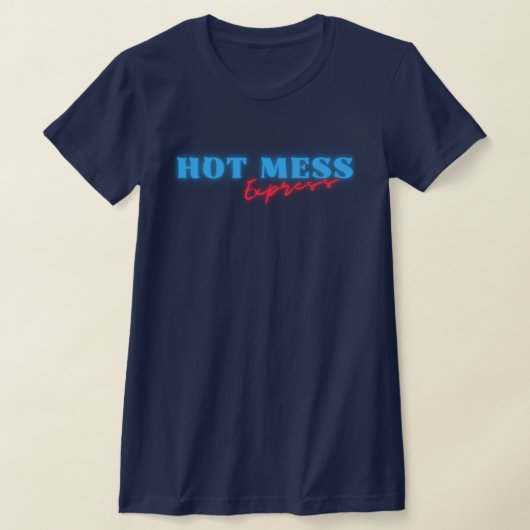 Blue Hot Mess Express T-Shirt (Laagn)