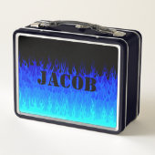 Blue Hot Rod Flames (Achterkant)