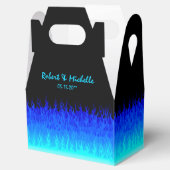 Blue Hot Rod Flames Bedankdoosjes (Geopend)