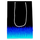 Blue Hot Rod Flames Medium Cadeauzakje (Achterkant)