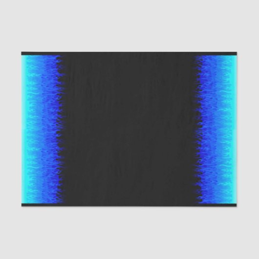 Blue Hot Rod Flames Tissuepapier (Voorkant)