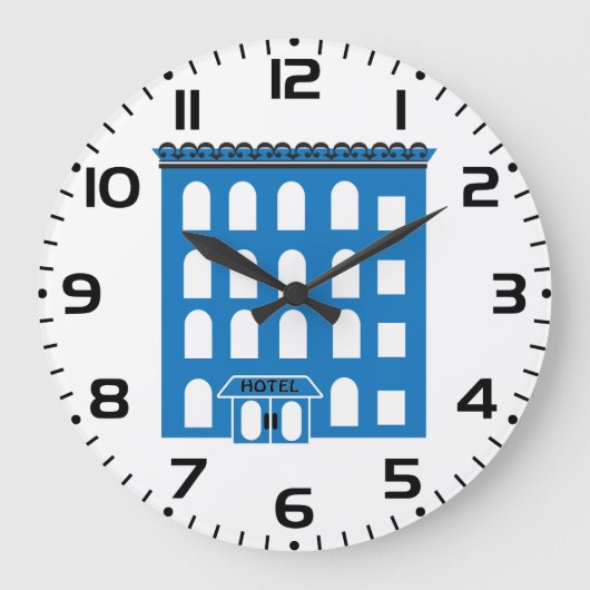 Blue Hotel Building Grote Klok (Voorkant)