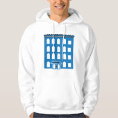 Blue Hotel Building Hoodie (Voorkant)