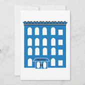 Blue Hotel Building Kaart (Voorkant)