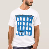 Blue Hotel Building T-shirt (Voorkant)