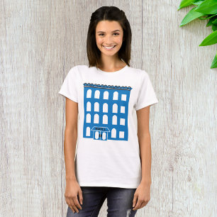 Blue Hotel Building T-shirt