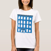 Blue Hotel Building T-shirt (Voorkant)