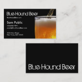Blue Hound Beer Visitekaartje (Voorkant / Achterkant)