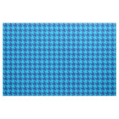 Blue Houndstooth Plaid-controle Stof (Fat Quarter)