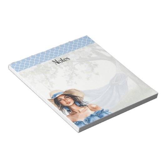 Blue Hour Blooms: Soft & Serene Notes Collectie Notitieblok (Schuin)