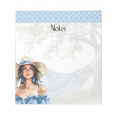 Blue Hour Blooms: Soft & Serene Notes Collectie Notitieblok (Voorkant)