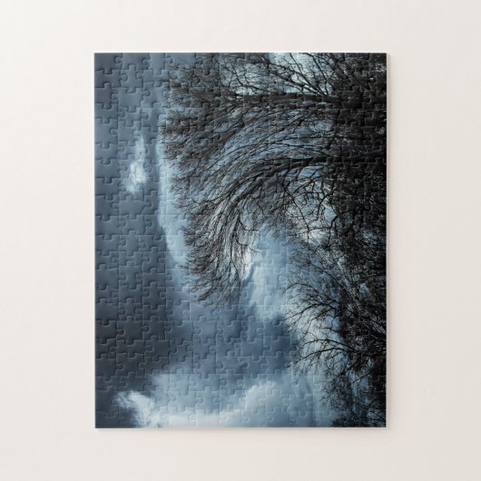 Blue Hour Tornado Creative Photography Legpuzzel (Verticaal)