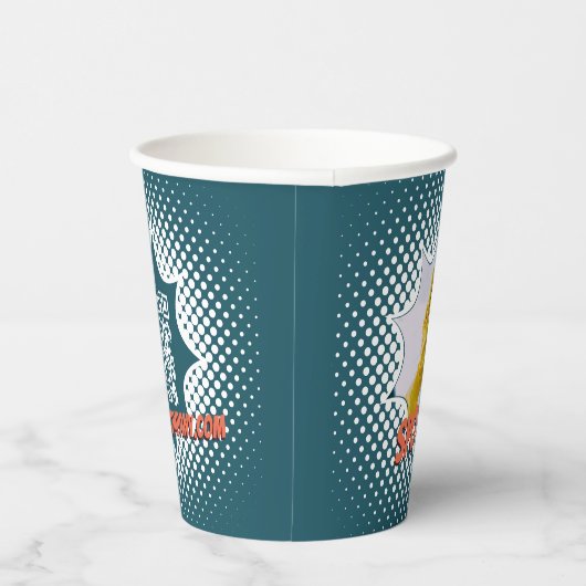 Blue House Cleaning Service Promotion Papieren Bekers (Rechts)