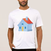 Blue House Mannen Actief T-shirt (Voorkant)