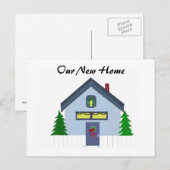 Blue House New Address Kaart (Voorkant / Achterkant)