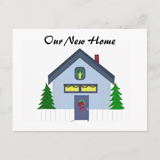 Blue House New Address Kaart (Voorkant)