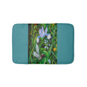 Blue Hummingbird Bath Mat (Voorkant)