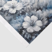 Blue Hummingbird in Flight Decoupage Tissuepapier (Detail)