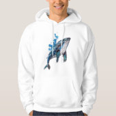 Blue Humpback Whale Hoodie (Voorkant)
