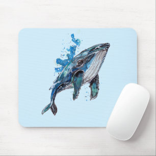 Blue Humpback Whale Muismat