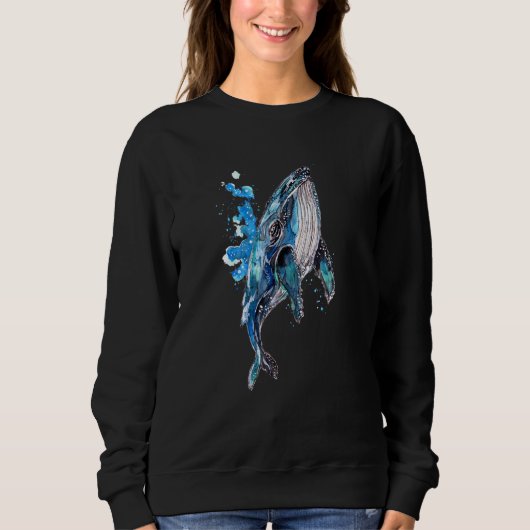 Blue Humpback Whale Trui (Voorkant)