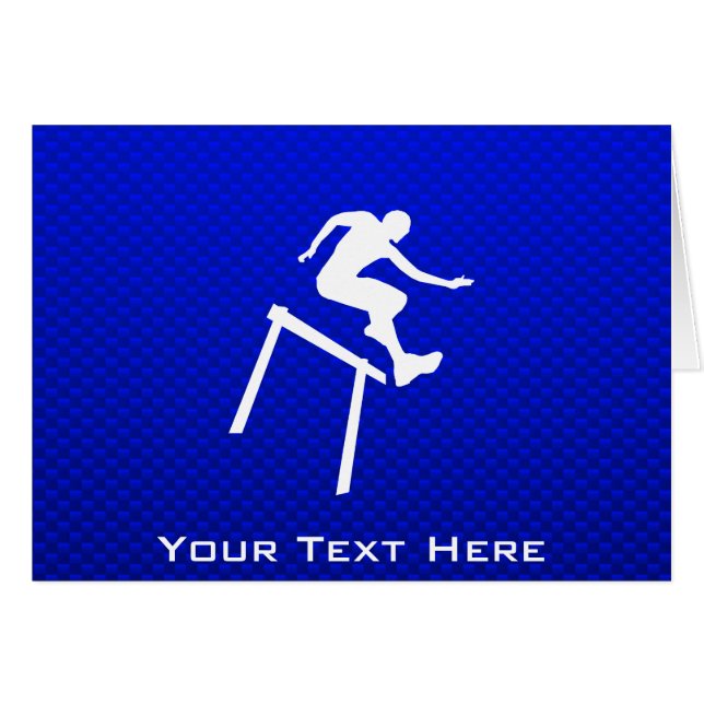 Blue Hurdler (Voorkant Horizontaal)