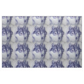 Blue Husky Dogs en Snow Stof (Fat Quarter)
