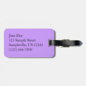 Blue Hyacinth I Spring Floral Bagagelabel (Achterkant horizontaal)