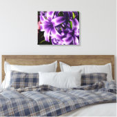 Blue Hyacinth I Spring Floral Canvas Afdruk (Insitu (Slaapkamer))