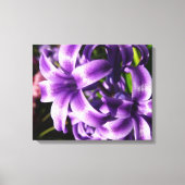 Blue Hyacinth I Spring Floral Canvas Afdruk (Voorkant)