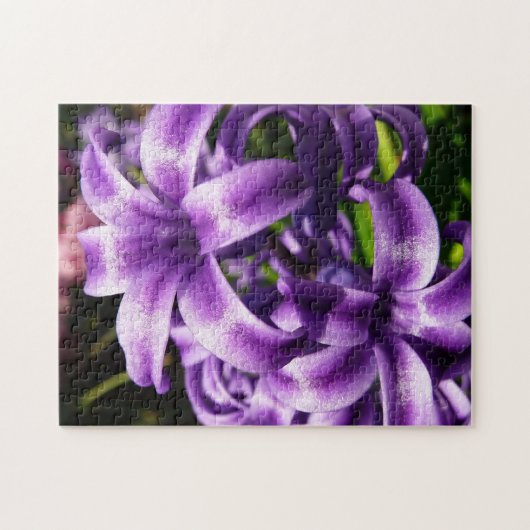 Blue Hyacinth I Spring Floral Legpuzzel (Horizontaal)