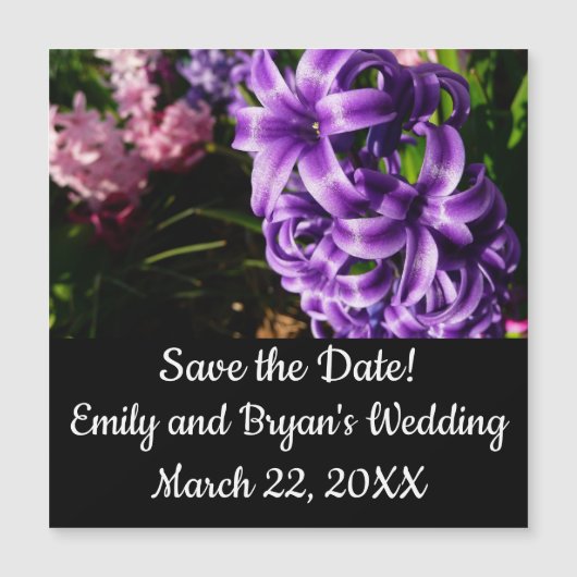 Blue Hyacinth II Spring Floral (Voorkant)