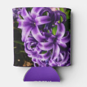 Blue Hyacinth II Spring Floral Blikjeskoeler (Achterkant)