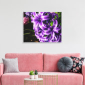 Blue Hyacinth II Spring Floral Canvas Afdruk (Insitu (Woonkamer))