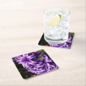 Blue Hyacinth II Spring Floral Kartonnen Onderzetters (Insitu)