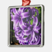 Blue Hyacinth II Spring Floral Metalen Ornament (Links)
