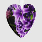 Blue Hyacinth II Spring Floral Ornament (voorkant)