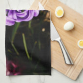 Blue Hyacinth II Spring Floral Theedoek (Quarter Fold)