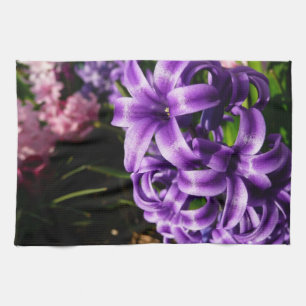 Blue Hyacinth II Spring Floral Theedoek