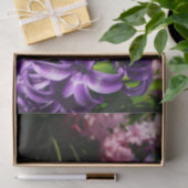 Blue Hyacinth II Spring Floral Tissuepapier (Geschenk)