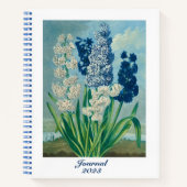 Blue Hyacinths  Botanical Art Notitieboek (Voorkant)