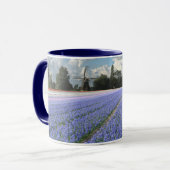 Blue Hyacinths in Field Holland Mok (Voorkant links)