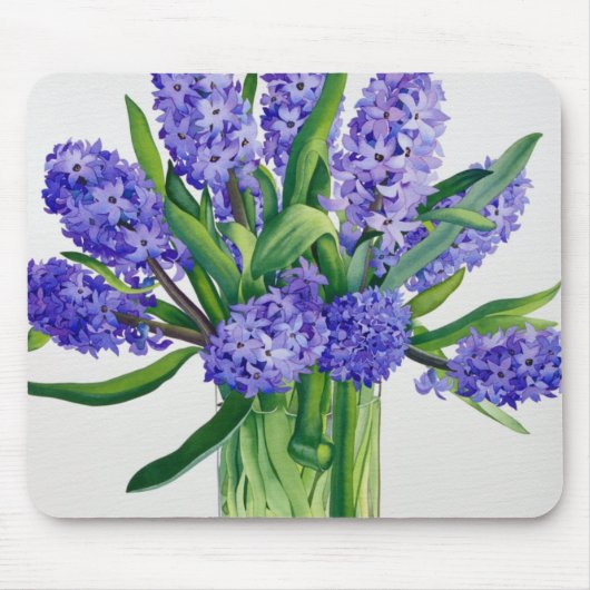 Blue Hyacinths Muismat (Voorkant)