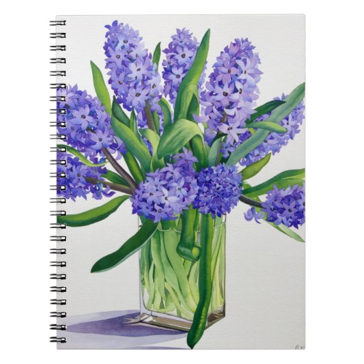 Blue Hyacinths Notitieboek (Voorkant)