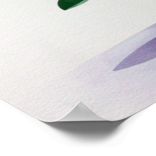 Blue Hyacinths Poster (Hoek)