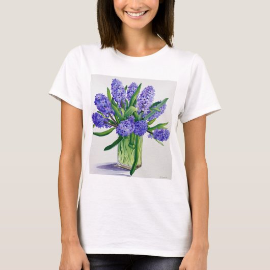Blue Hyacinths T-shirt (Voorkant)