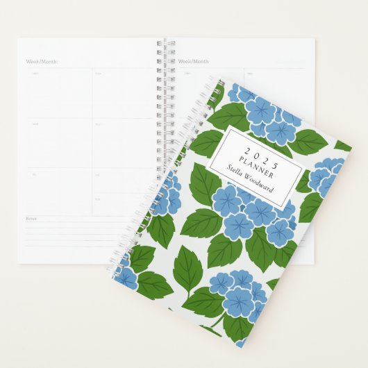 Blue Hydrangea 2025 Planner (Display)